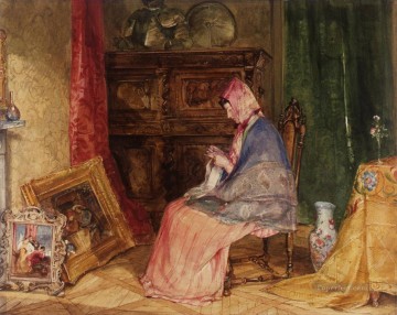 An Interior John Frederick Lewis Oil Paintings